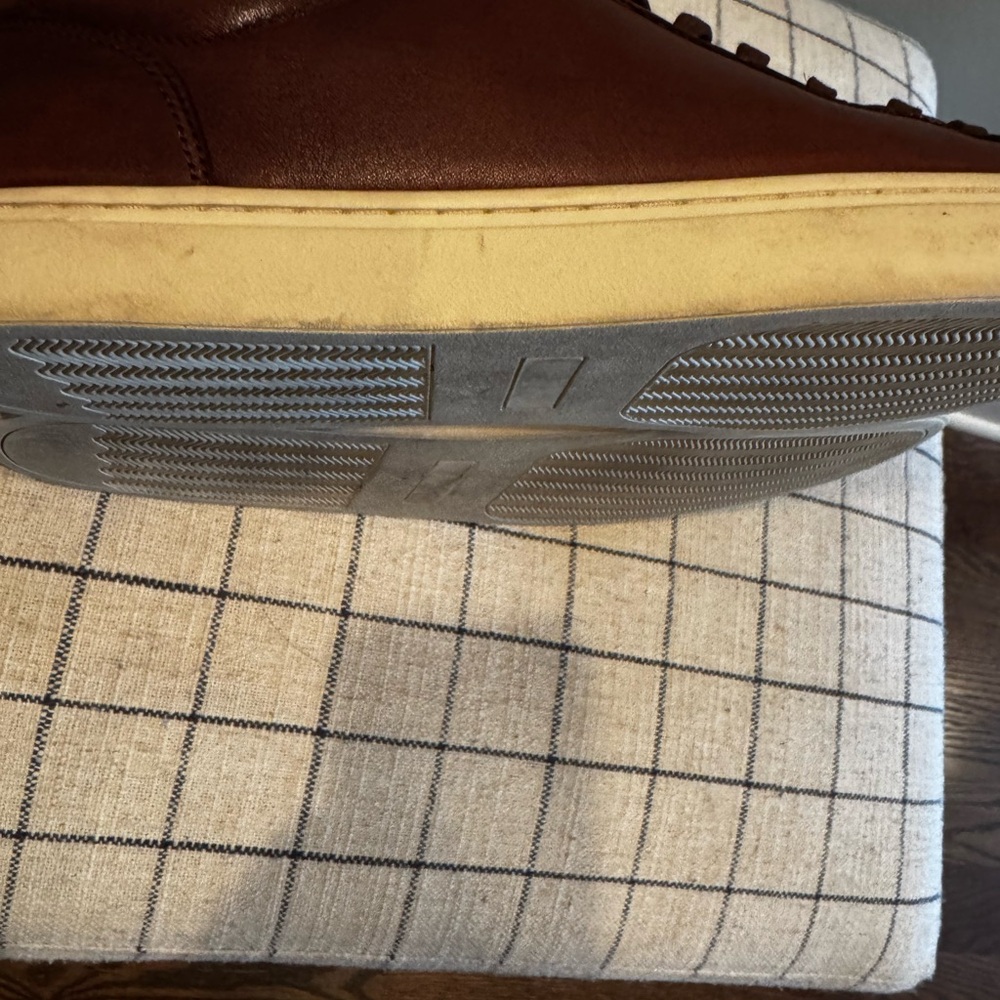 Vince Camuto Brown Low-Top Sneakers with White Sole - Picture 9 of 9